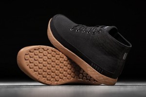 Black Coffee Nobull Canvas Mid | 08645-KTUH