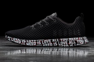 Black Nobull All You Need Is Love Mesh | 20879-TFES