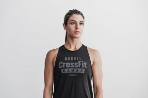 Black Nobull Crossfit Games 2021 High-Neck | 51728-SEWP