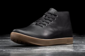 Black Nobull Leather Mid | 46953-DPFZ