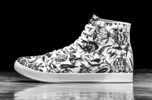 Black White Nobull High-Top Butterfly Canvas | 72839-MJCV