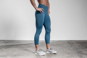 Blue Nobull High-Rise Crop | 67284-AFWD