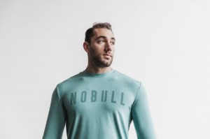 Blue Nobull Long Sleeve | 73906-BCDG