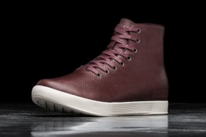 Burgundy Nobull High-Top Leather | 29036-YMJZ