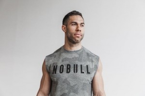 Camouflage Nobull Sleeveless Camo | 93761-IPQN