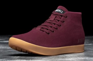 Dark Red Nobull Cabernet Canvas Mid | 68391-AHQZ