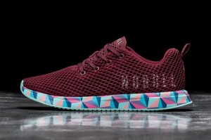 Dark Red Nobull Cabernet Prism Mesh | 32109-TOZF