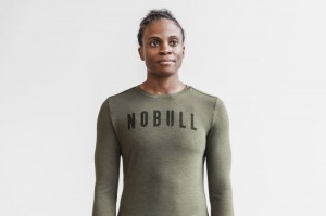 Green Nobull Long Sleeve | 74032-DRBQ