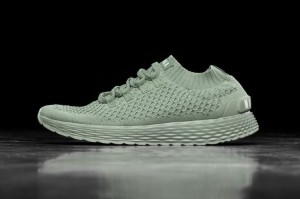 Green Nobull Seafoam Reflective Knit | 94051-PKBV