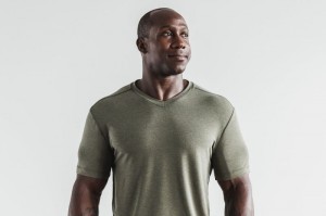 Green Nobull V-Neck | 20965-HQMI