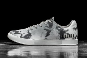 Grey Nobull Cloud Tie-Dye Canvas | 20591-INLS