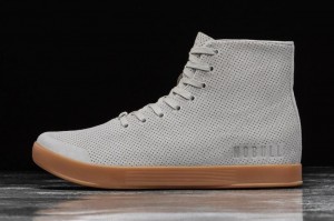 Grey Nobull High-Top Arctic Suede | 90463-AUWC