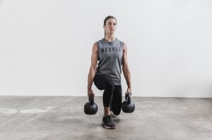 Grey Nobull Sleeveless Crew | 21035-HBXD