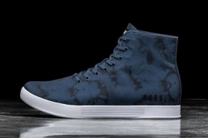 Navy Nobull High-Top Tie-Dye Canvas | 31208-WKHU