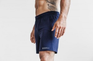 Navy Nobull Lightweight Knit 7 | 69804-IJXH