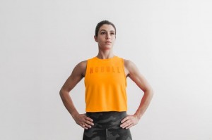 Orange Nobull Muscle Neon | 01324-DZXQ