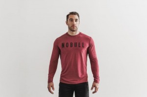 Red Nobull Long Sleeve | 40382-ESHM