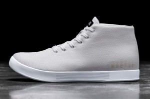 White Nobull Canvas Mid | 35416-VXCB