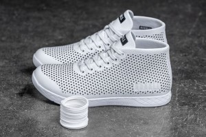 White Nobull Leather Mid | 67908-ZNDI