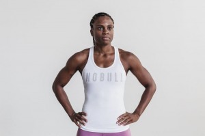 White Nobull Racerback Classic Colors | 21948-SGOU