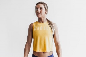 Yellow Nobull Muscle Bright Colors | 23986-IURQ