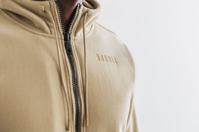 Beige Nobull Arctic Zip-Up | 81396-KFZP