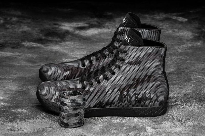 Black Camo Nobull High Top | 86271-FQJO