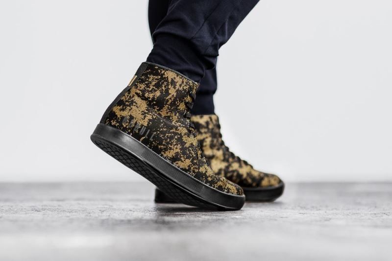 Black Gold Nobull High-Top Pride Canvas | 36278-FYLM