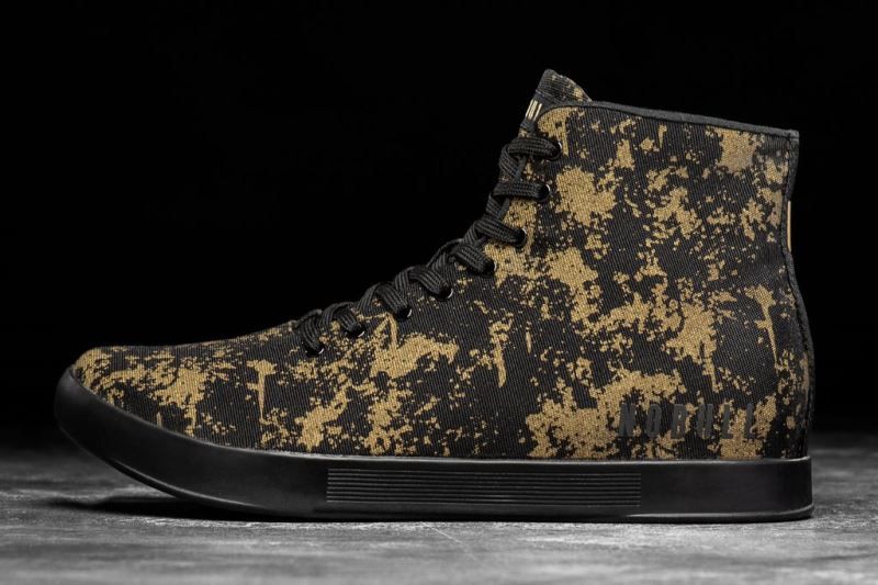 Black Gold Nobull High-Top Pride Canvas | 36278-FYLM