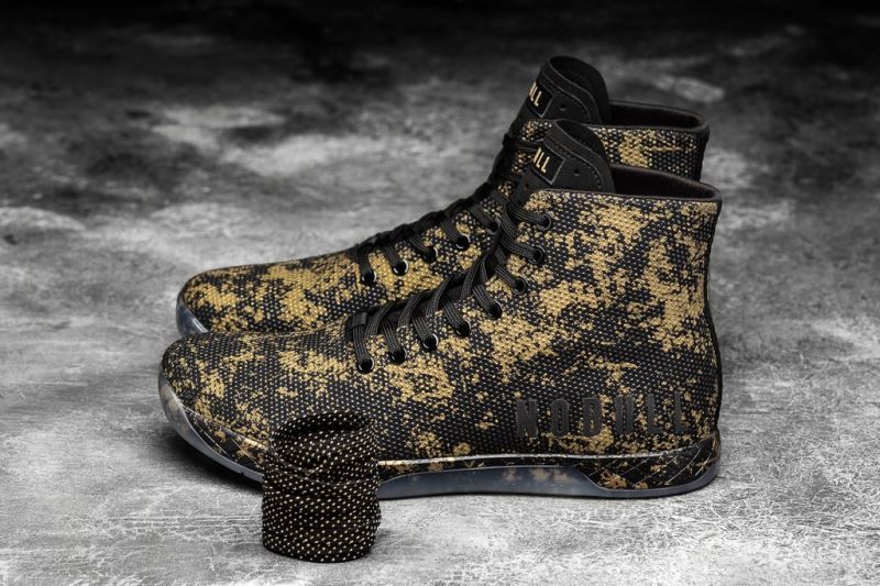 Black Gold Nobull High-Top Pride | 95820-FBJR