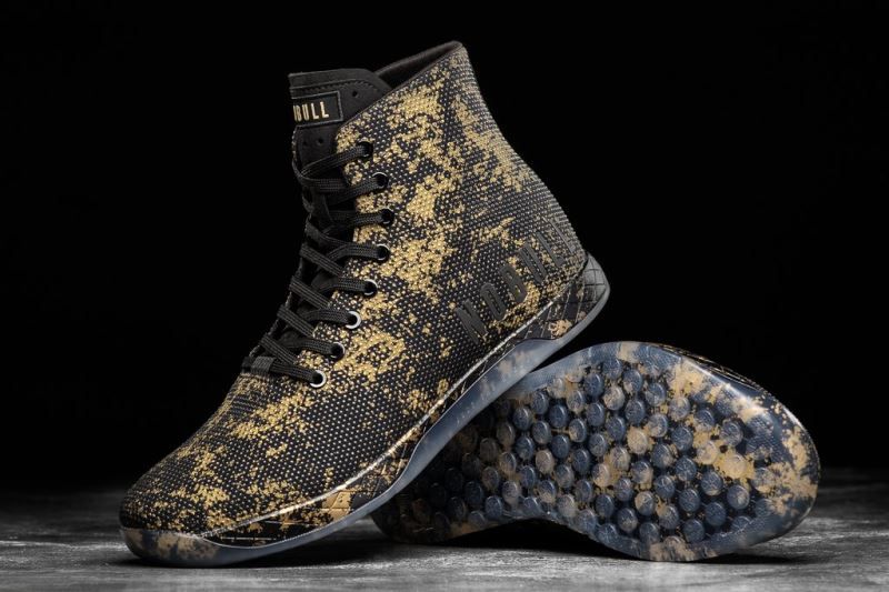 Black Gold Nobull High-Top Pride | 95820-FBJR