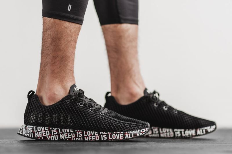 Black Nobull All You Need Is Love Mesh | 20879-TFES