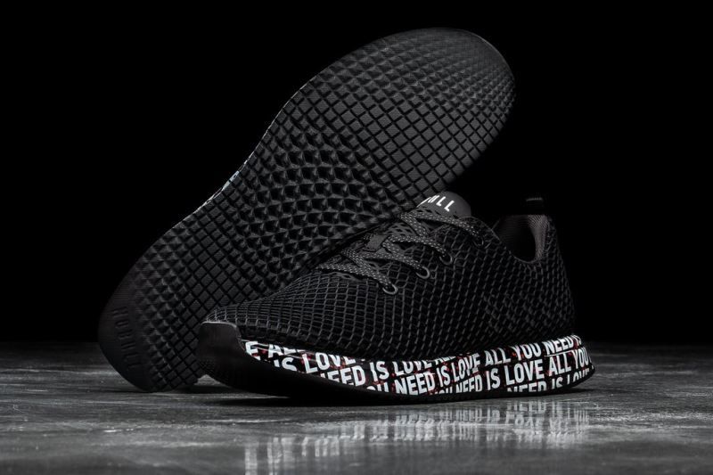 Black Nobull All You Need Is Love Mesh | 20879-TFES