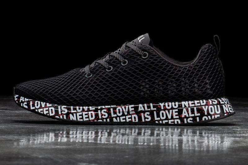 Black Nobull All You Need Is Love Mesh | 20879-TFES