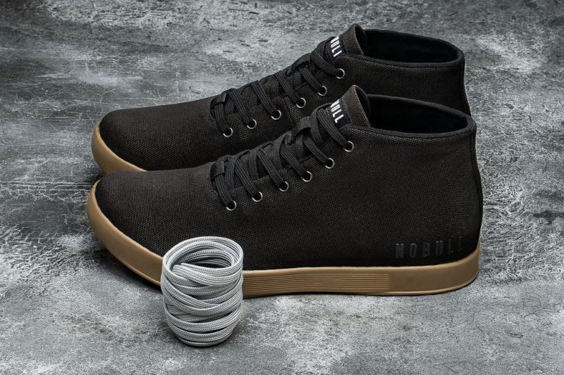 Black Nobull Canvas Mid | 85624-EFDX