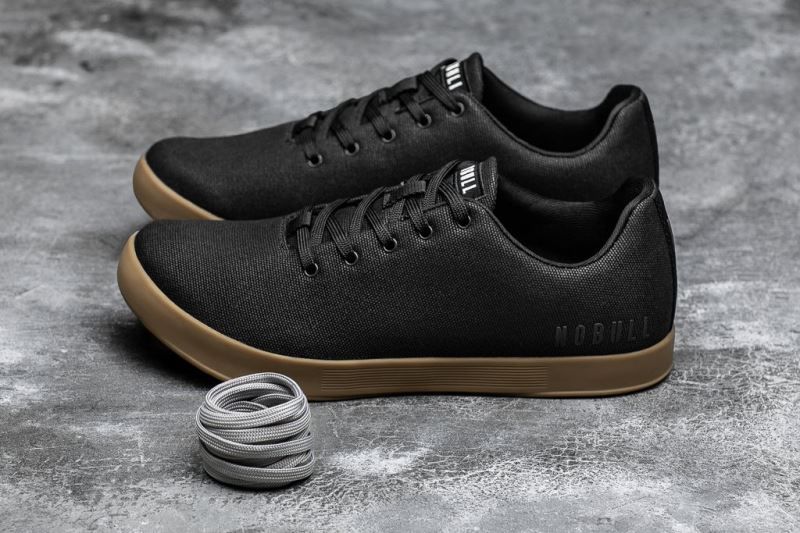 Black Nobull Canvas | 48027-VQJF