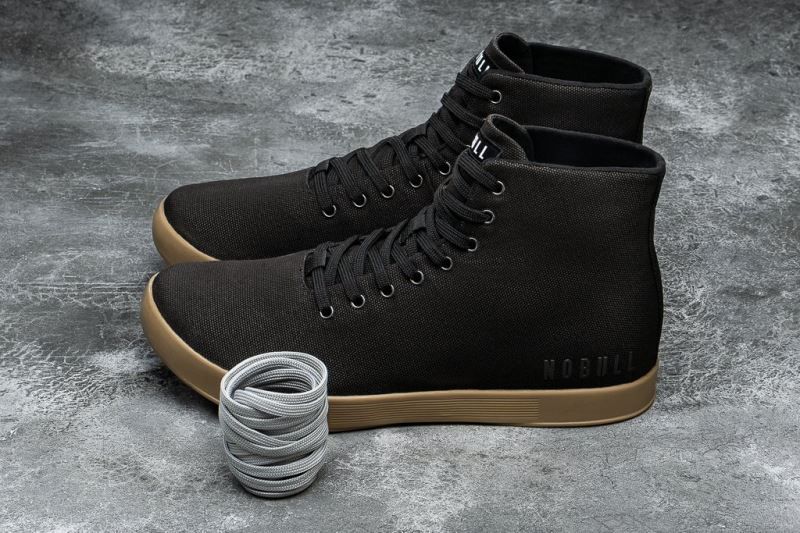 Black Nobull High-Top Canvas | 45610-WOLP