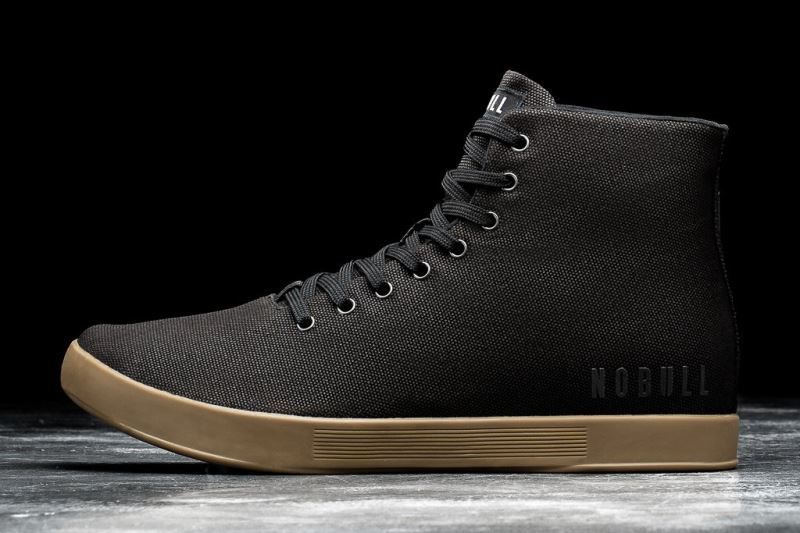 Black Nobull High-Top Canvas | 45610-WOLP