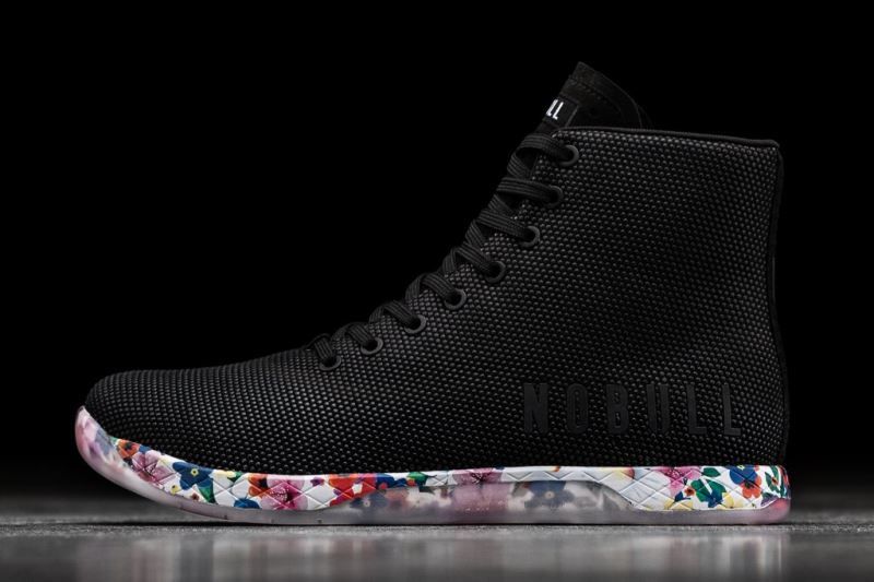 Black Nobull High-Top Daisy | 02968-PAZN