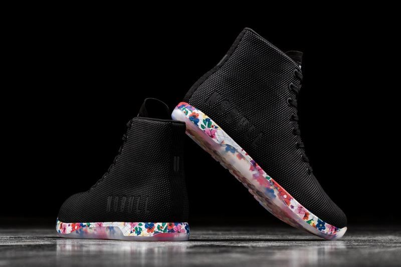 Black Nobull High-Top Daisy | 02968-PAZN