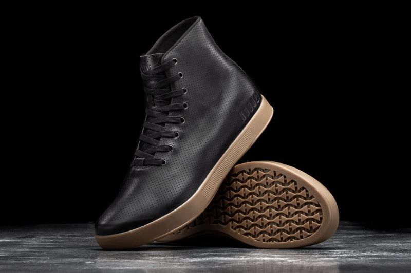 Black Nobull High-Top Leather | 69751-EHNQ