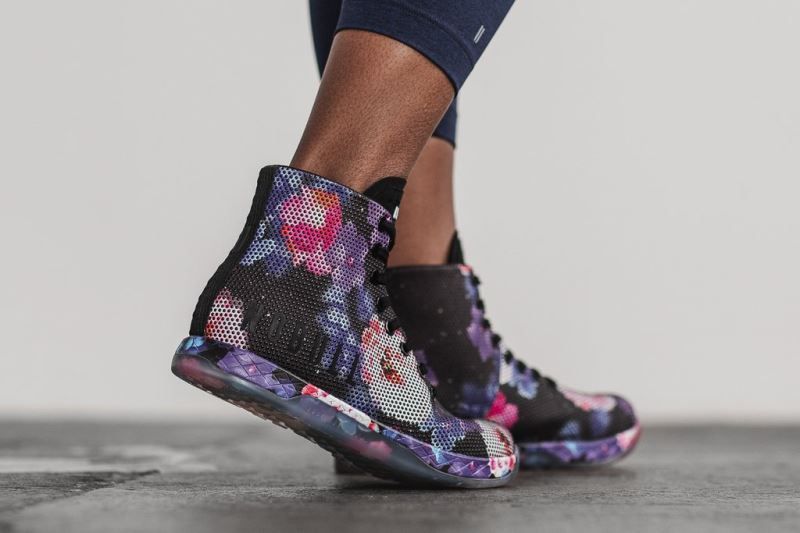 Black Nobull High-Top Space Floral | 42856-LWTM