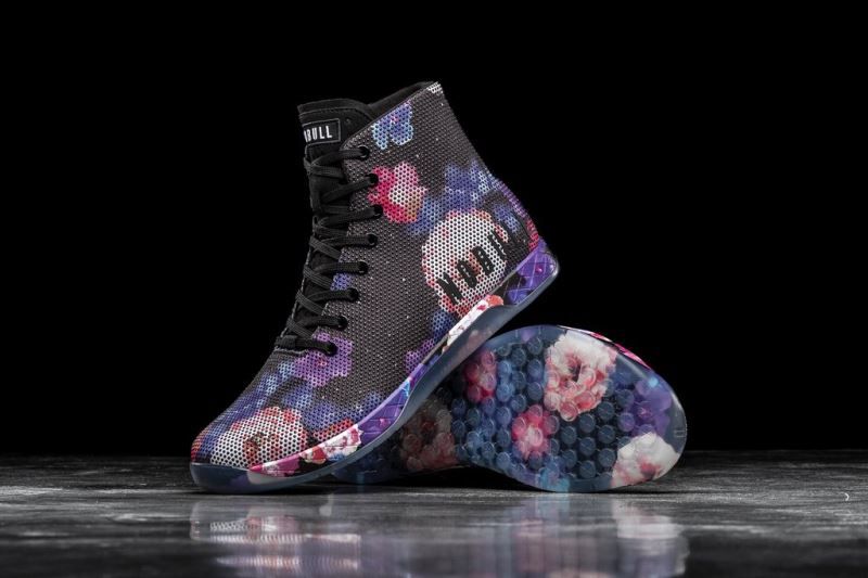 Black Nobull High-Top Space Floral | 42856-LWTM