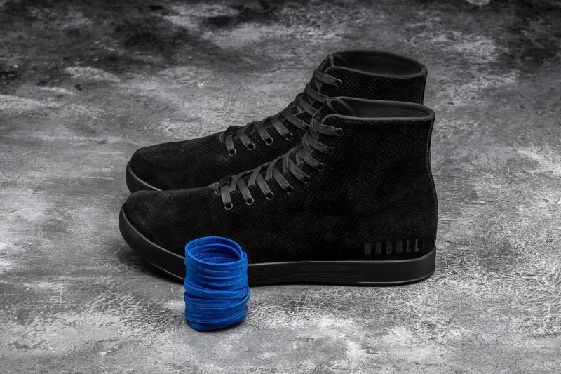 Black Nobull High-Top Suede | 19305-LWJY