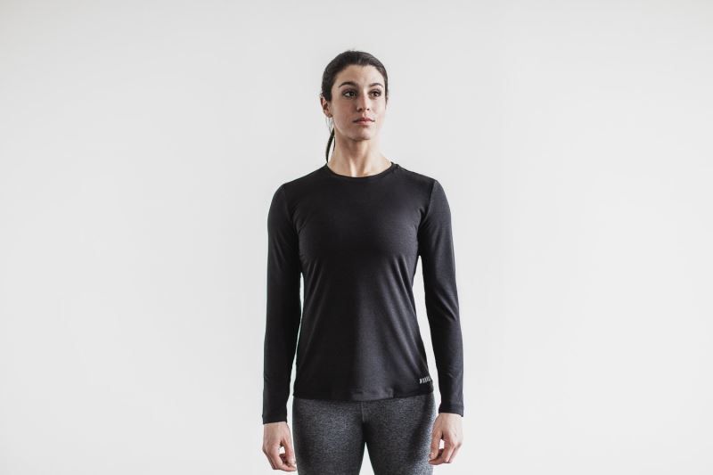 Black Nobull Long Sleeve | 12485-JNSF