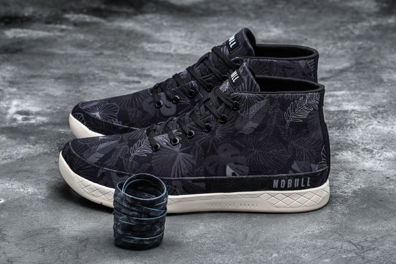 Black Nobull Oasis Canvas Mid | 12308-TYMB