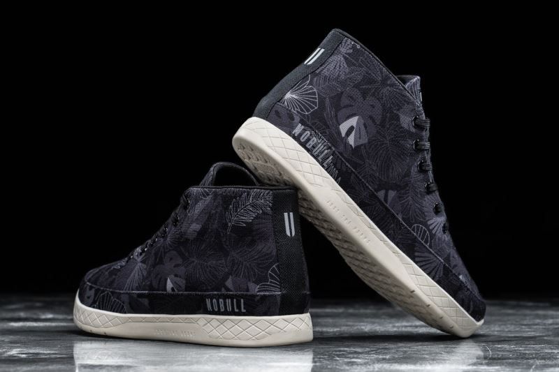 Black Nobull Oasis Canvas Mid | 21308-DFOM