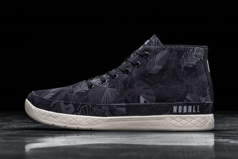 Black Nobull Oasis Canvas Mid | 21308-DFOM