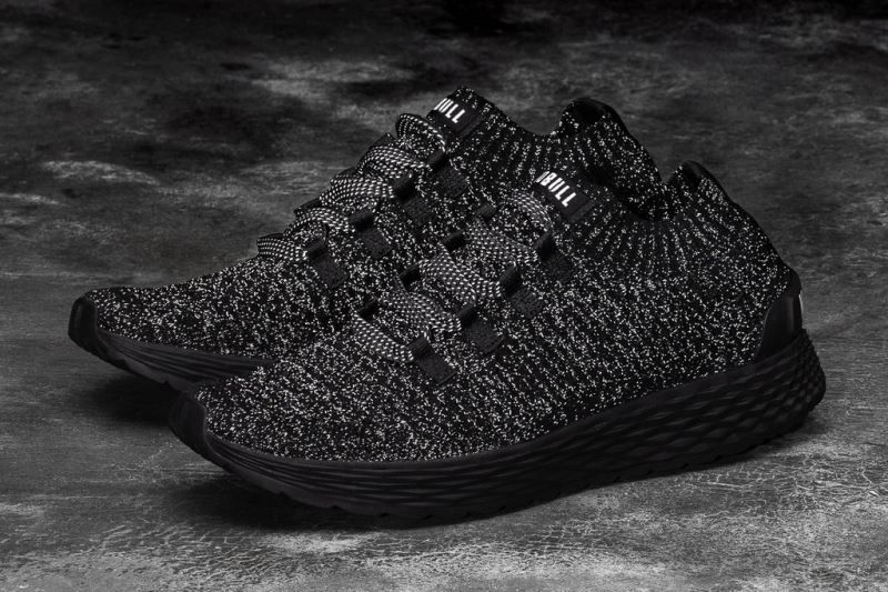 Black Nobull Reflective Knit | 68501-FERB