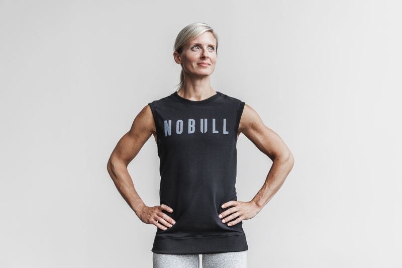 Black Nobull Sleeveless Crew | 48039-UBSV